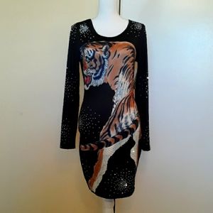 🎆🐅Shivonn Tigeress LasVegas Party Dress Sz Large